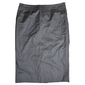 Yves Saint Laurent Gray Cargo Midi Skirt size 10
